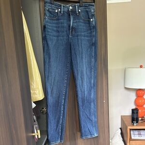 Madewell Classic High-Rise Women's Dark Blue Jeans
